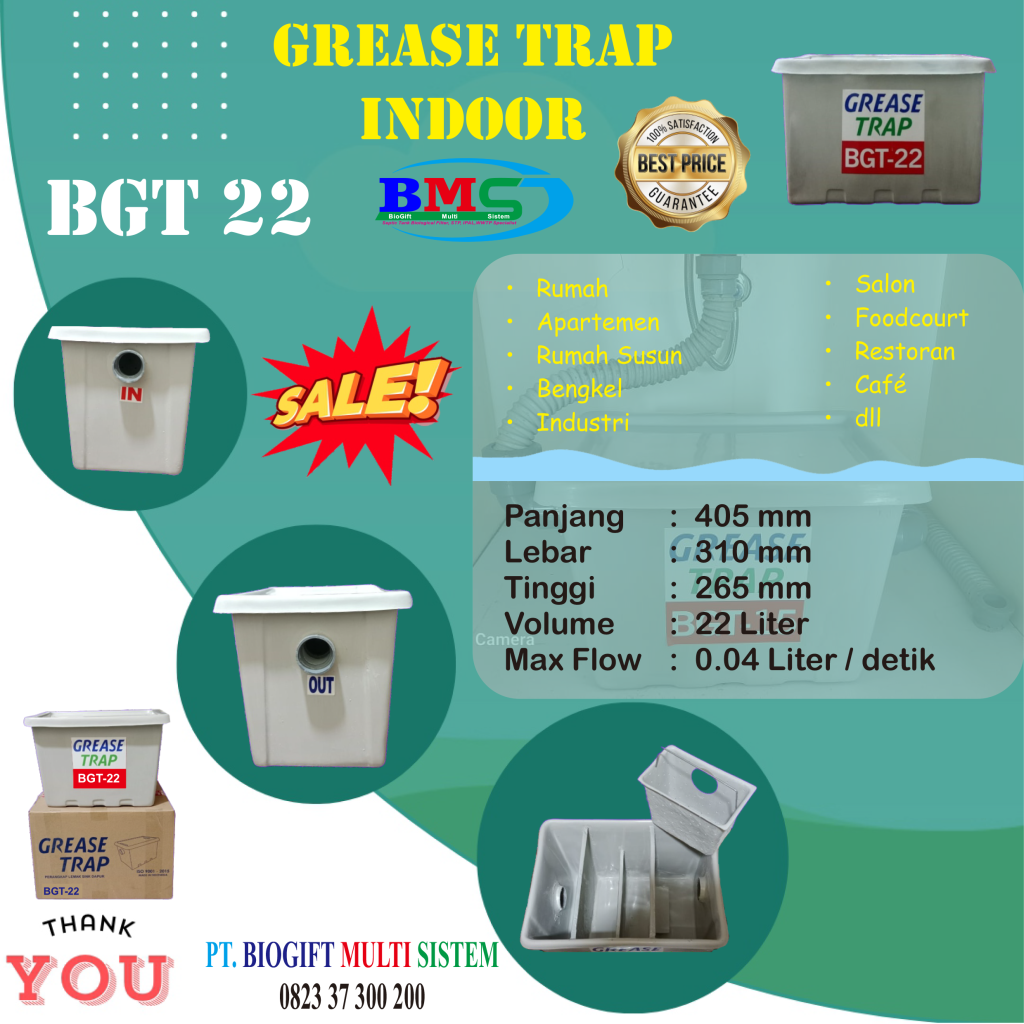 Greasetrap, perangkap lemak, grease trap, grease trap portable, grease trap outdoor, greasetrap indoor, penjebak lemak