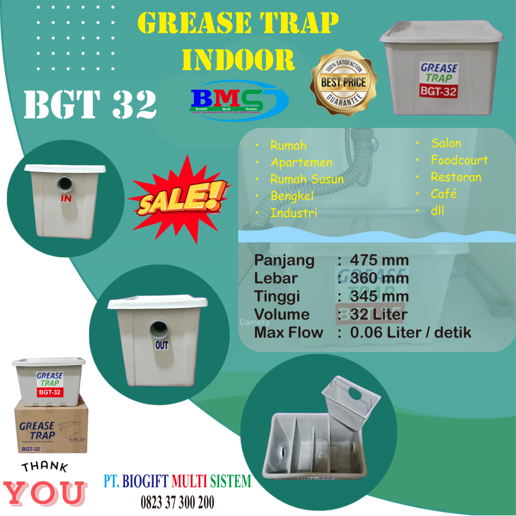 Greasetrap, perangkap lemak, grease trap, grease trap portable, grease trap outdoor, greasetrap indoor, penjebak lemak
